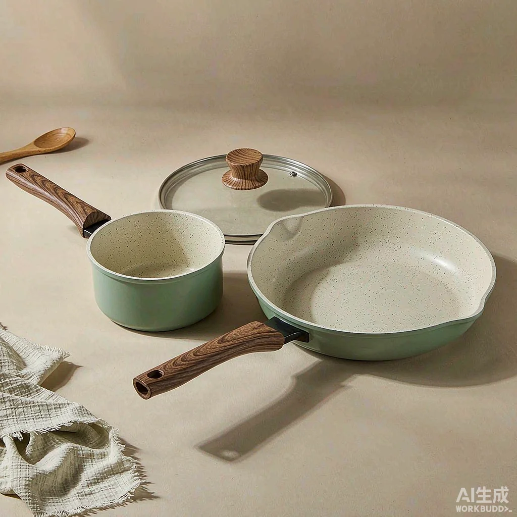 Ceramic non-stick cookware set